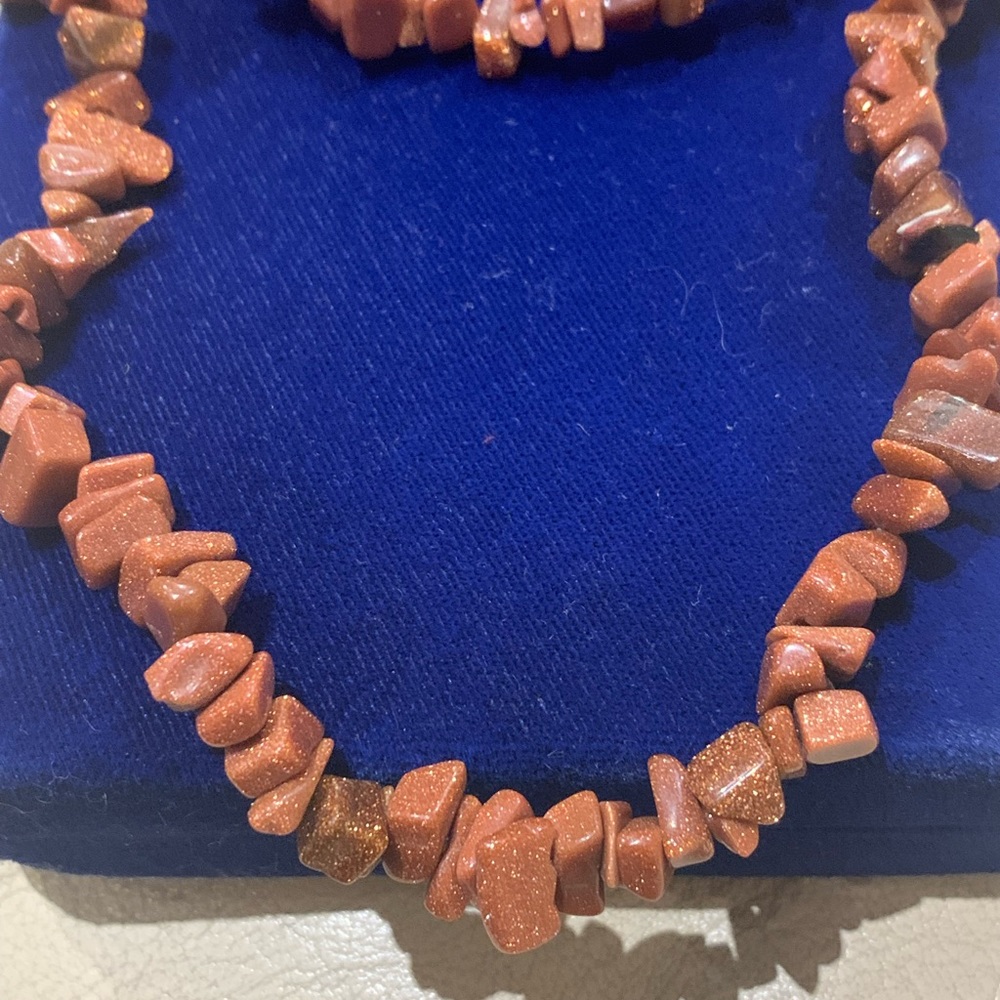 Genuine Goldstone Necklace